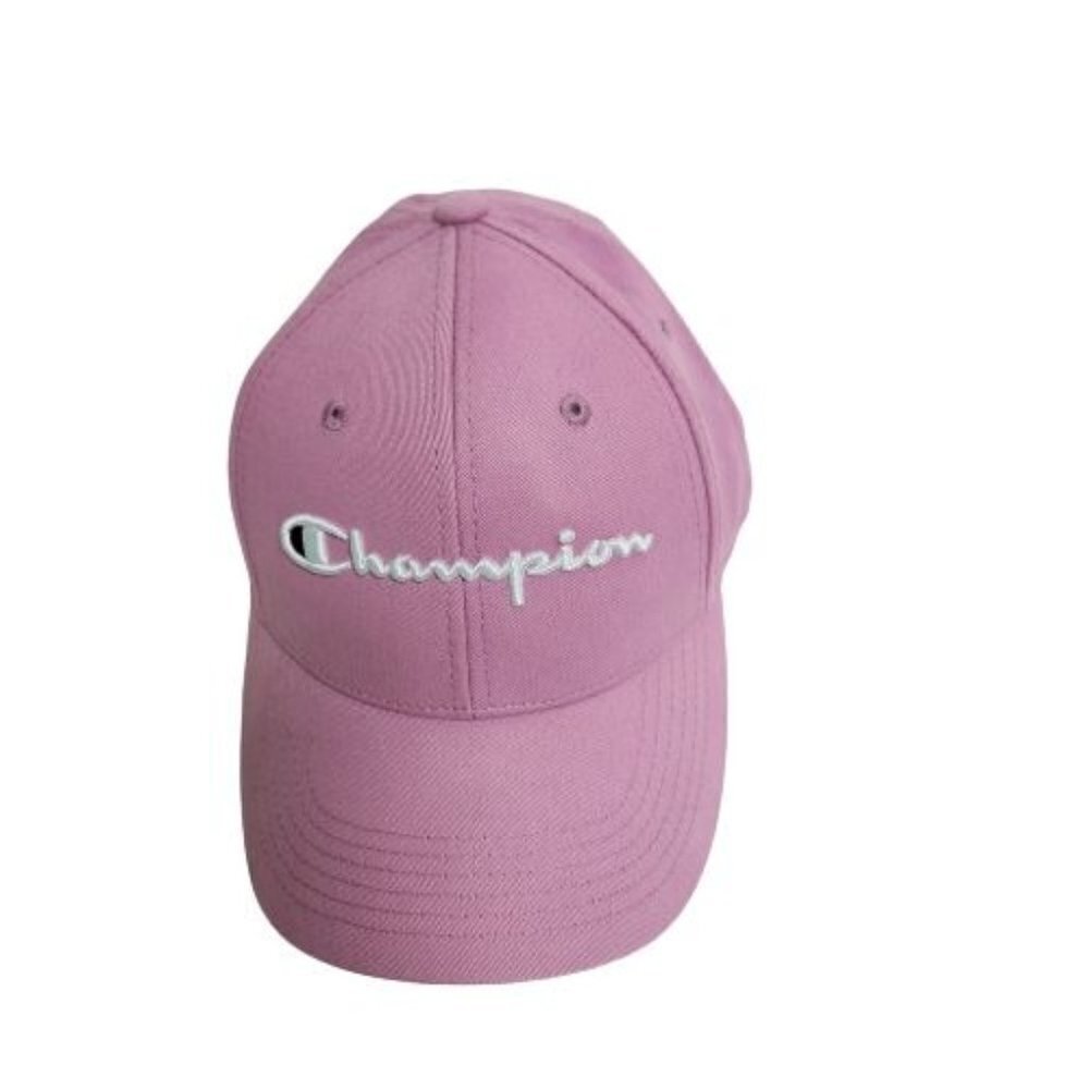Champion Pink New Leather Strap Trucker Hat Unisex One Size